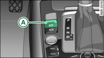 Centre console: Parking brake